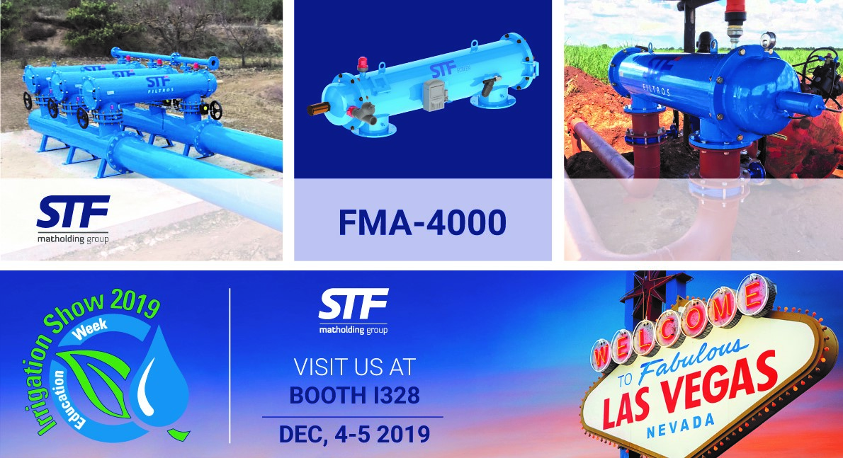 STF in Irrigation Show 2019 Las Vegas, EE.UU STFFilters